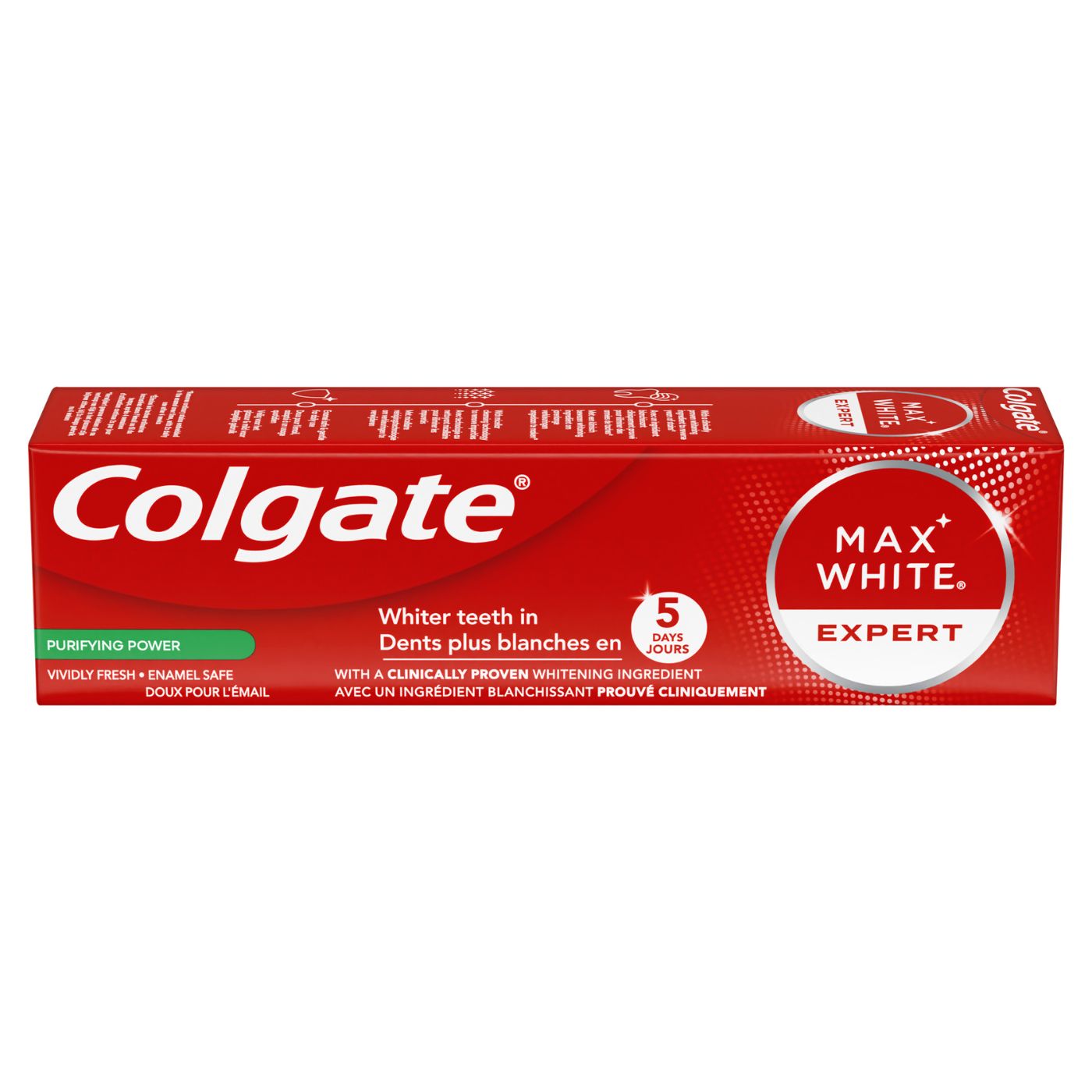 COLGATE οδοντόκρεμα Max White Expert Purifying Power 75ml - floating thumbnail