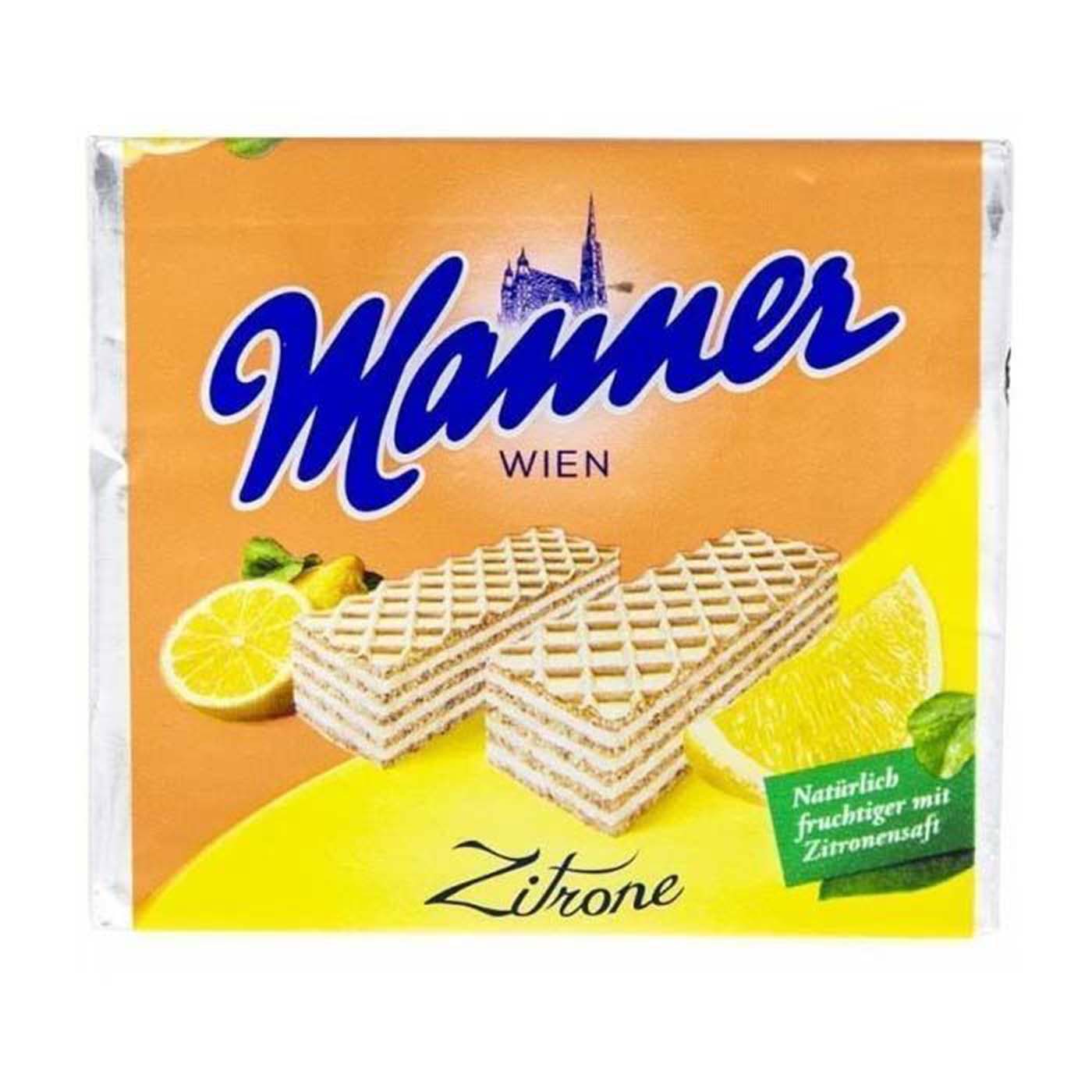 MANNER γκοφρέτα κρέμα λεμονιού 75g - floating thumbnail