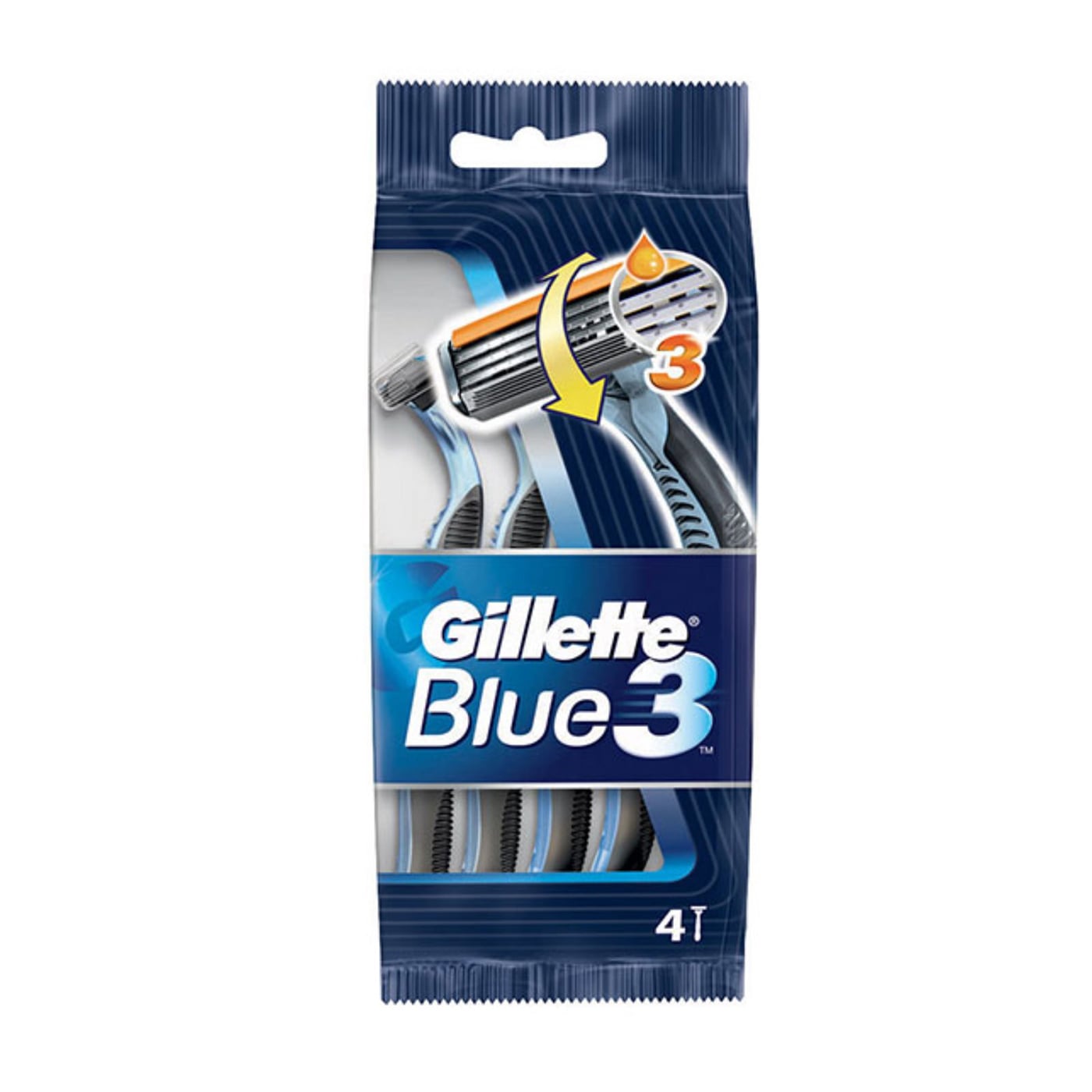 GILLETTE ξυραφάκι blue3 μιας χρήσης 4τεμ. - floating thumbnail