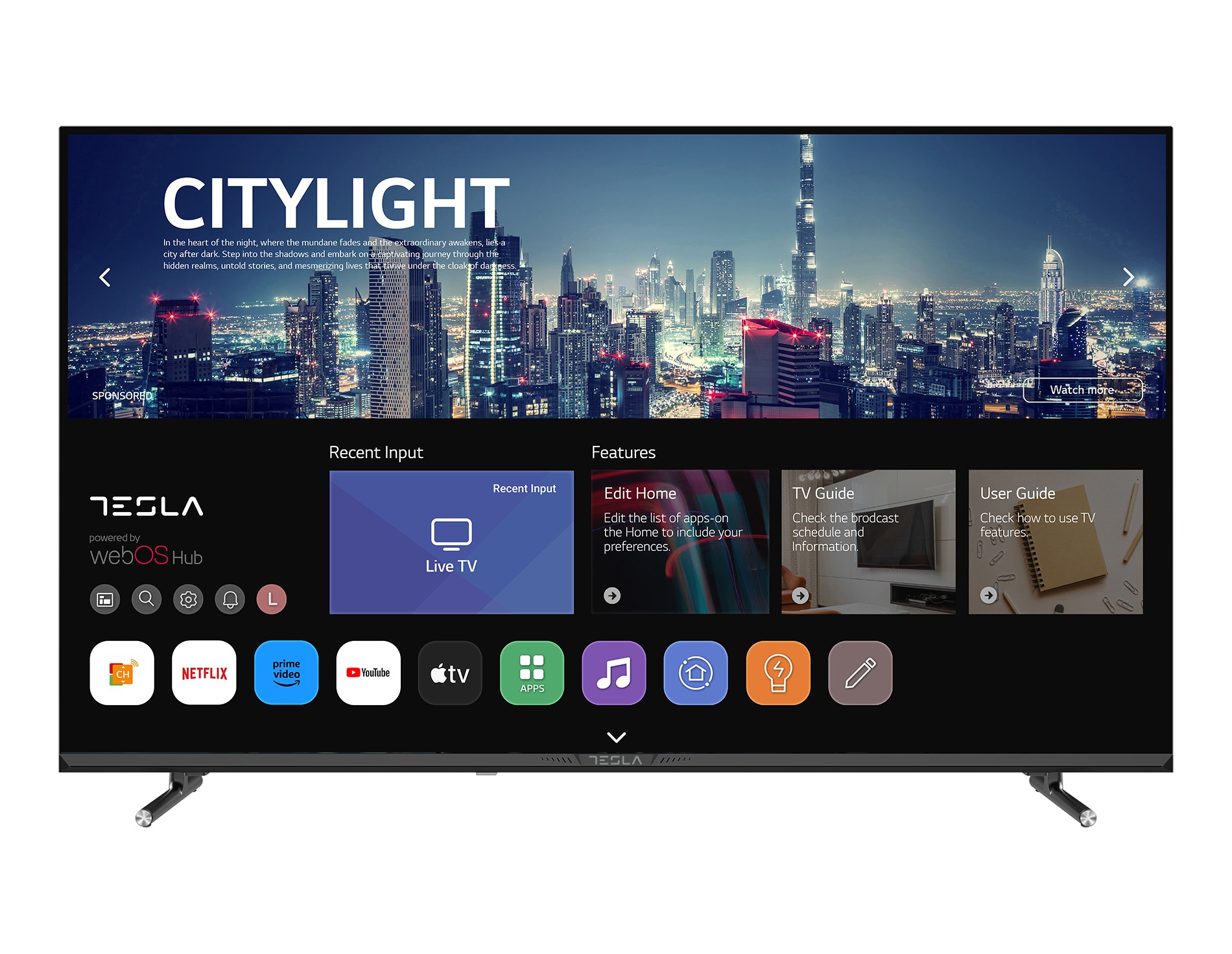 TESLA τηλεόραση 43" Smart Full HD webOS 43E645BFW - floating thumbnail