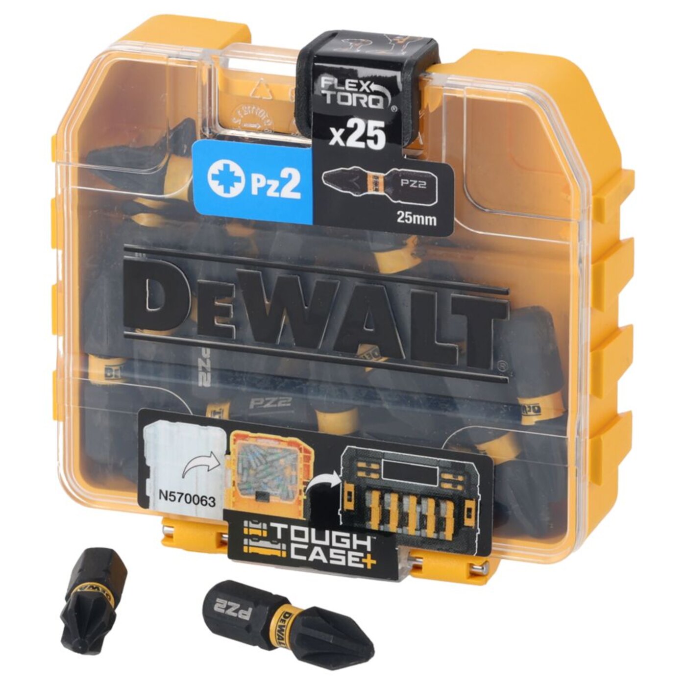 DEWALT μύτες EXTREME Pz2x25mm 25τεμ. DT70556T - floating thumbnail