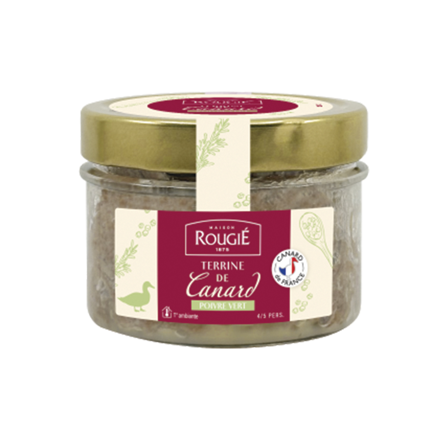 ROUGIE τερίνα πάπιας με πράσινη πιπεριά 180g - floating thumbnail