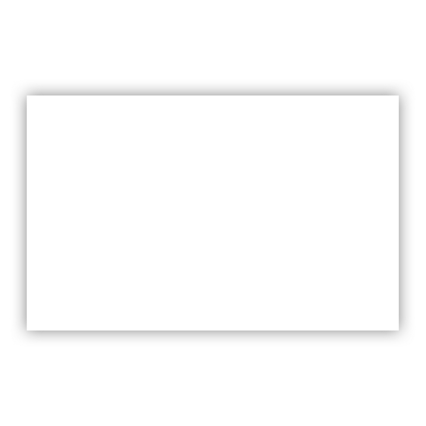 Κάρτες πλαστικές λευκές 8x5cm 10τεμ. - floating thumbnail