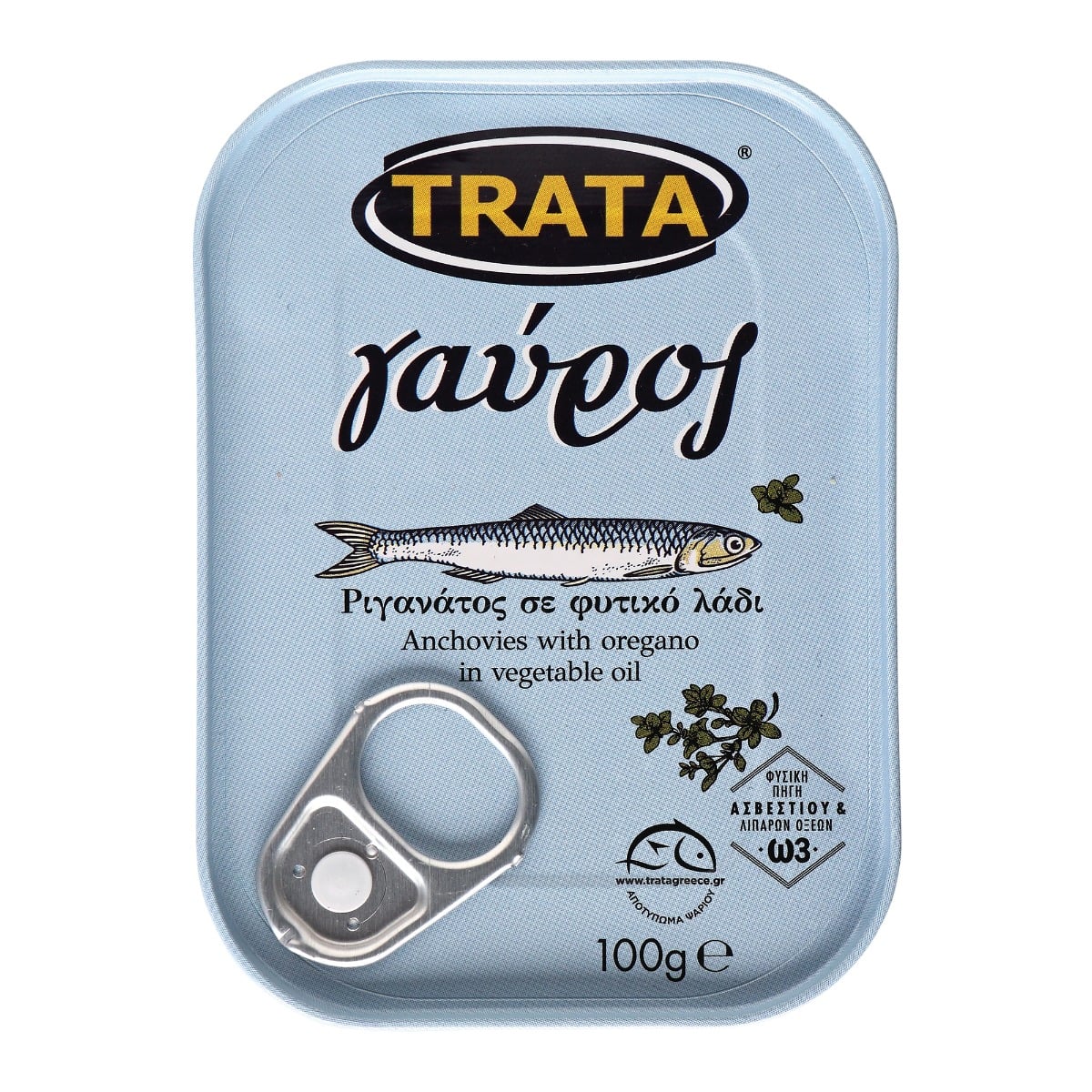 Κονσέρβα TRATA γαύρος ριγανάτος (100g) - floating thumbnail