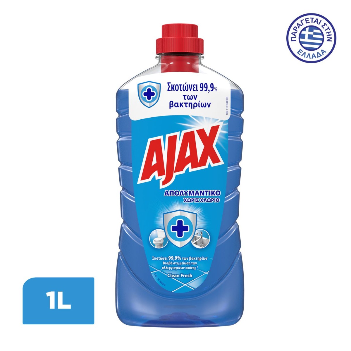Ajax Απολυμαντικό Clean Fresh Καθαριστικό Πατώματος (1000ml) - floating thumbnail