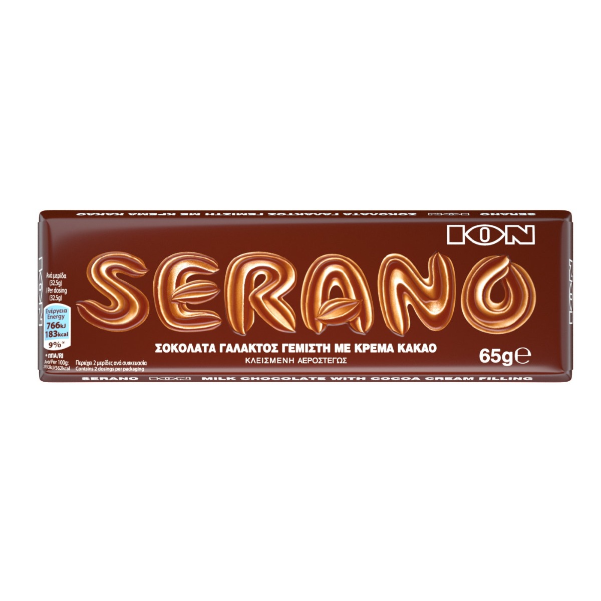 Σοκολάτα ΙΟΝ Serano γάλακτος (65g) - floating thumbnail