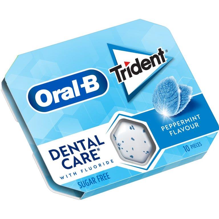 TRIDENT τσίχλες Oral B μέντα (17g) - floating thumbnail