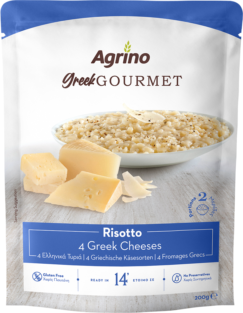 AGRINO Bistro risotto 4 τυριά 200gr - floating thumbnail